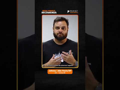 Depoimento: Johnny, de São Paulo/SP — Curso de IAT ProPoint