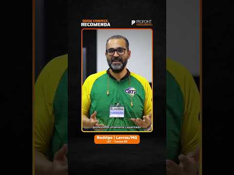 Depoimento: Rodrigo, de Lavras/MG — Curso de IAT ProPoint